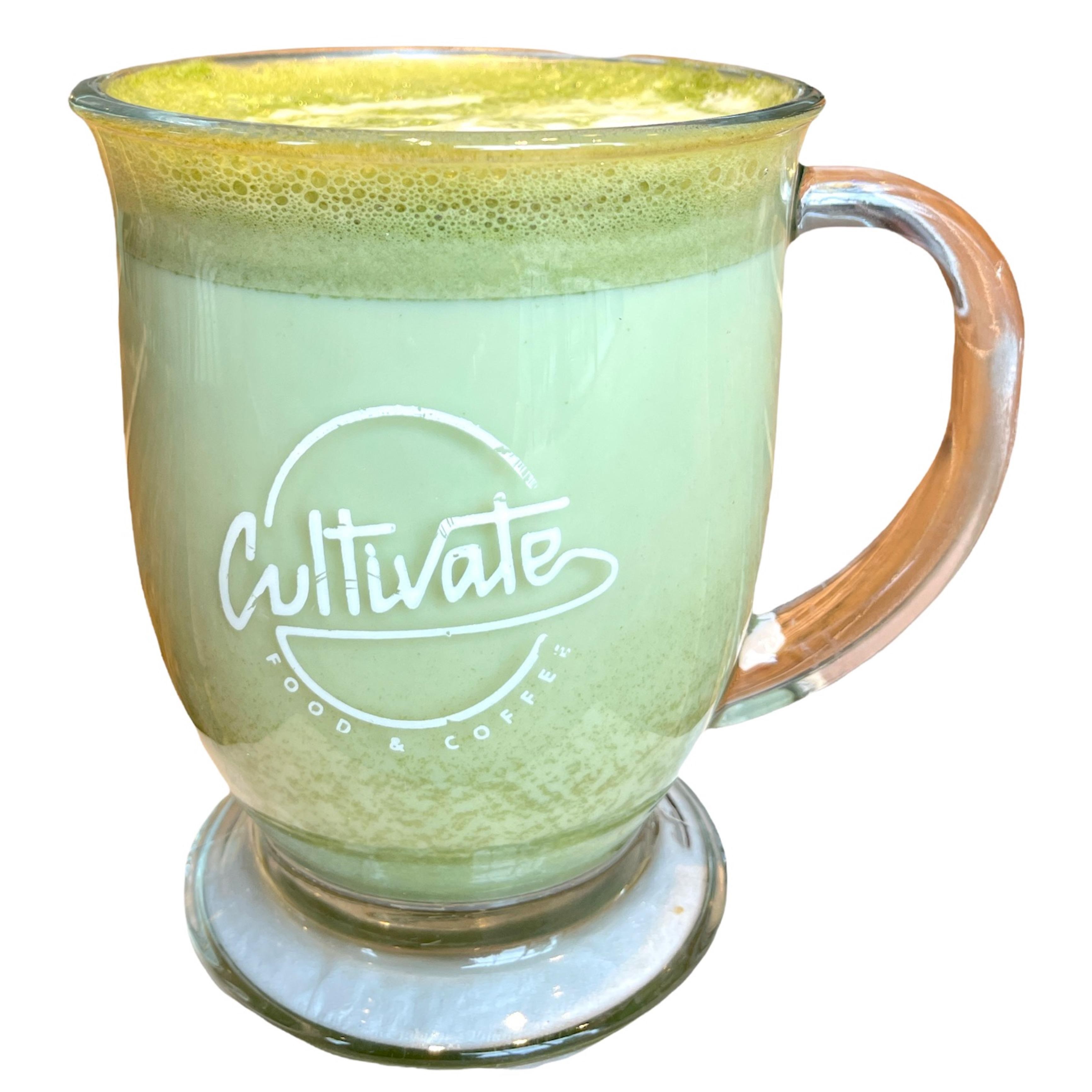 Raw Matcha Green Tea Latte