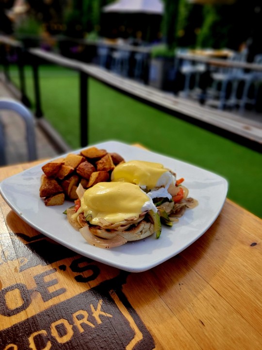 Roasted Vegetable & Brie Benedict