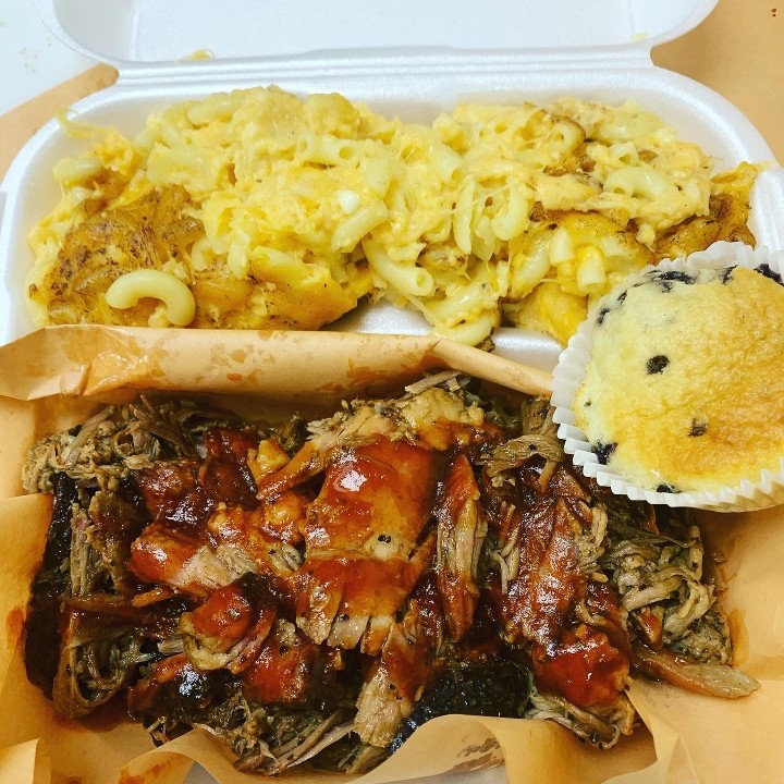 BBQ "Pulled Pork" Plate