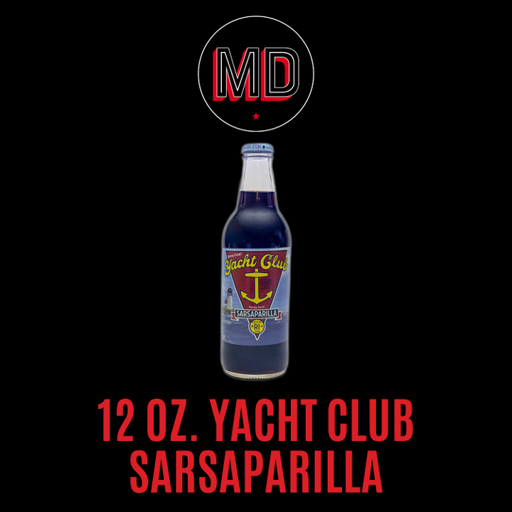 12 oz. Yacht Club Soda (Sarsaparilla)