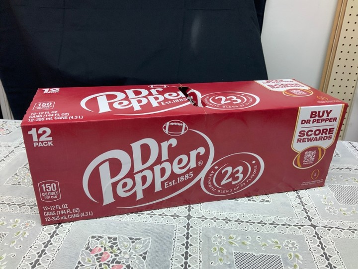 Dr Pepper 12 cans pk
