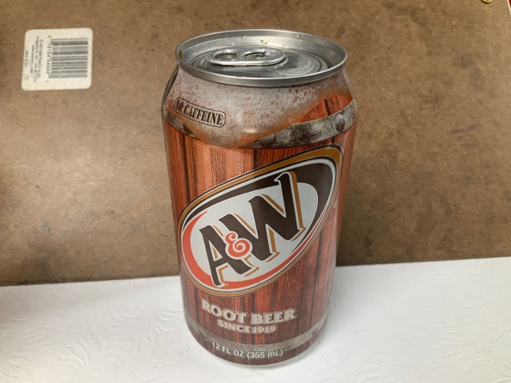 Can 12 fl oz A&W Root Beer