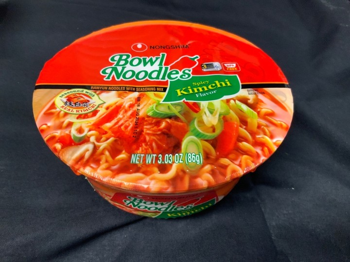 Nongshim Bowl Noodles Spicy Kimchi