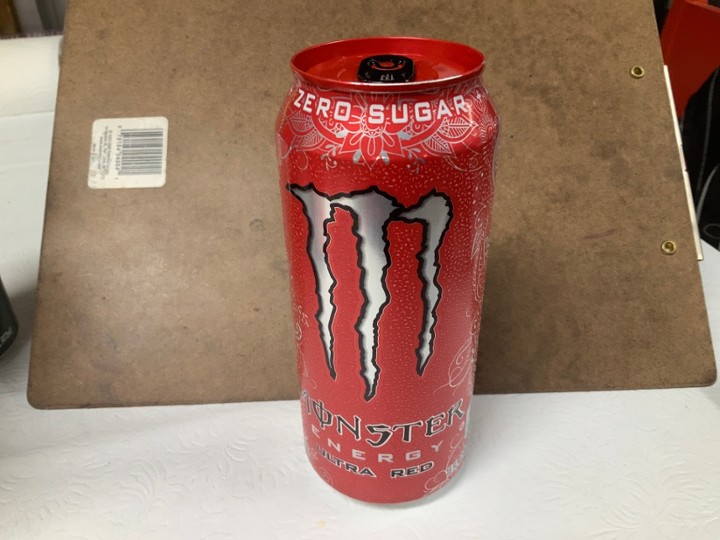 Monster Ultra Red 16 fl oz Zero sugar
