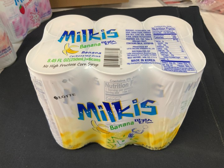 Milkis Banana 6 pk