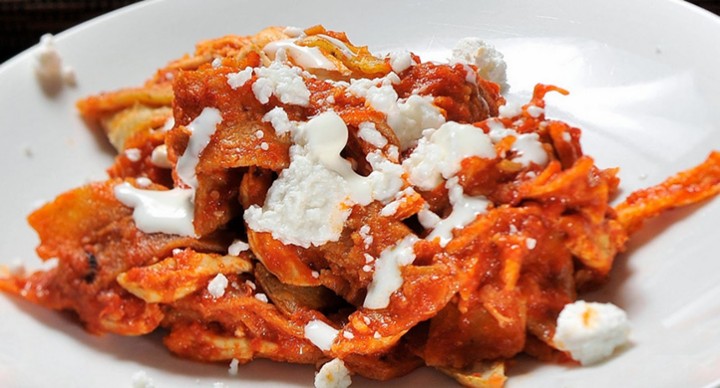 Chilaquiles Rojos NO Meat