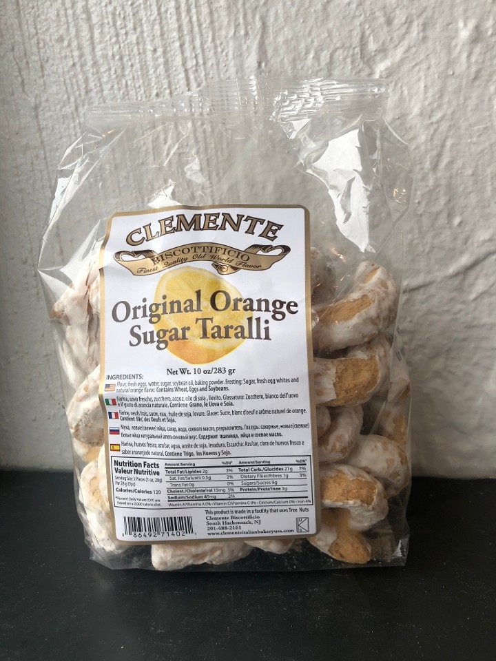 Taralli, Orange Sugar