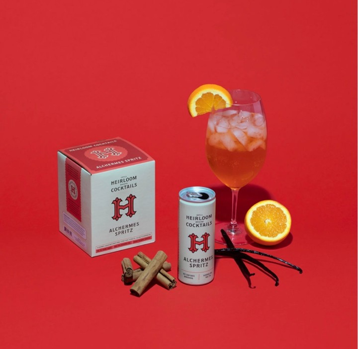 Heirloom Cocktails "Alchermes Spritz" - 4 pack
