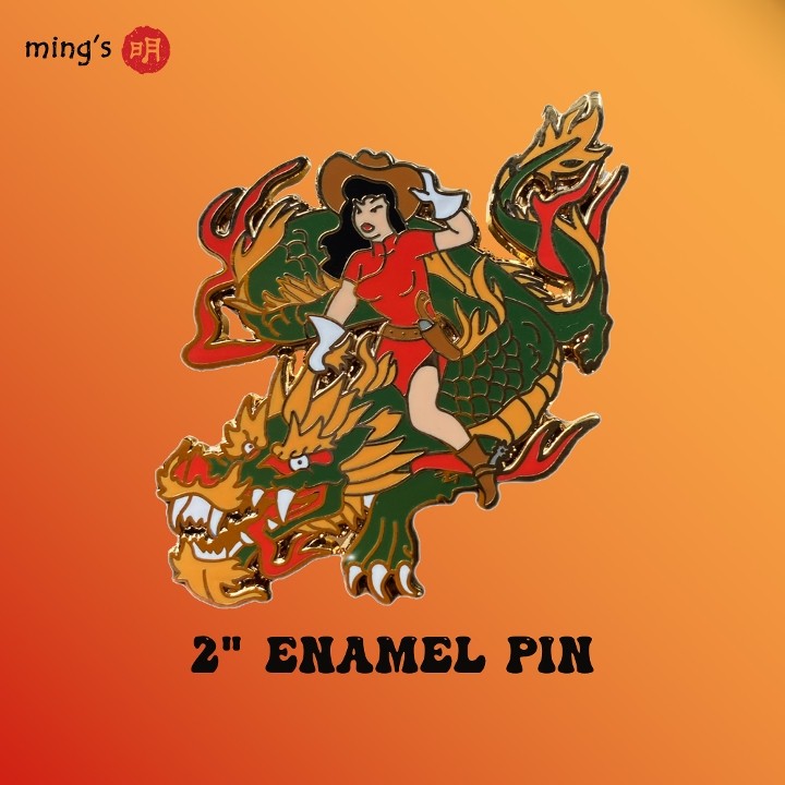 Ming's Enamel Pin - Dragon Lady