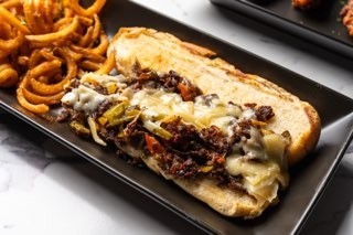 Philly Steak and Cheese w/ Fries
