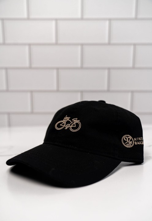 Black Bicycle Hat