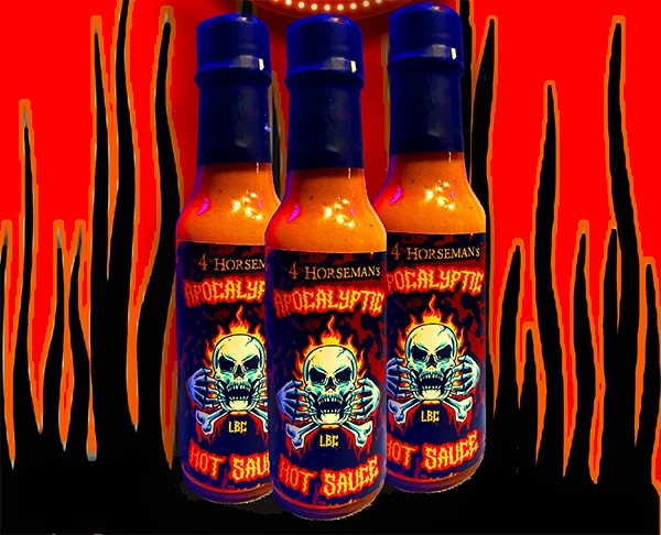 Apocalyptic Hot Sauce Bottle