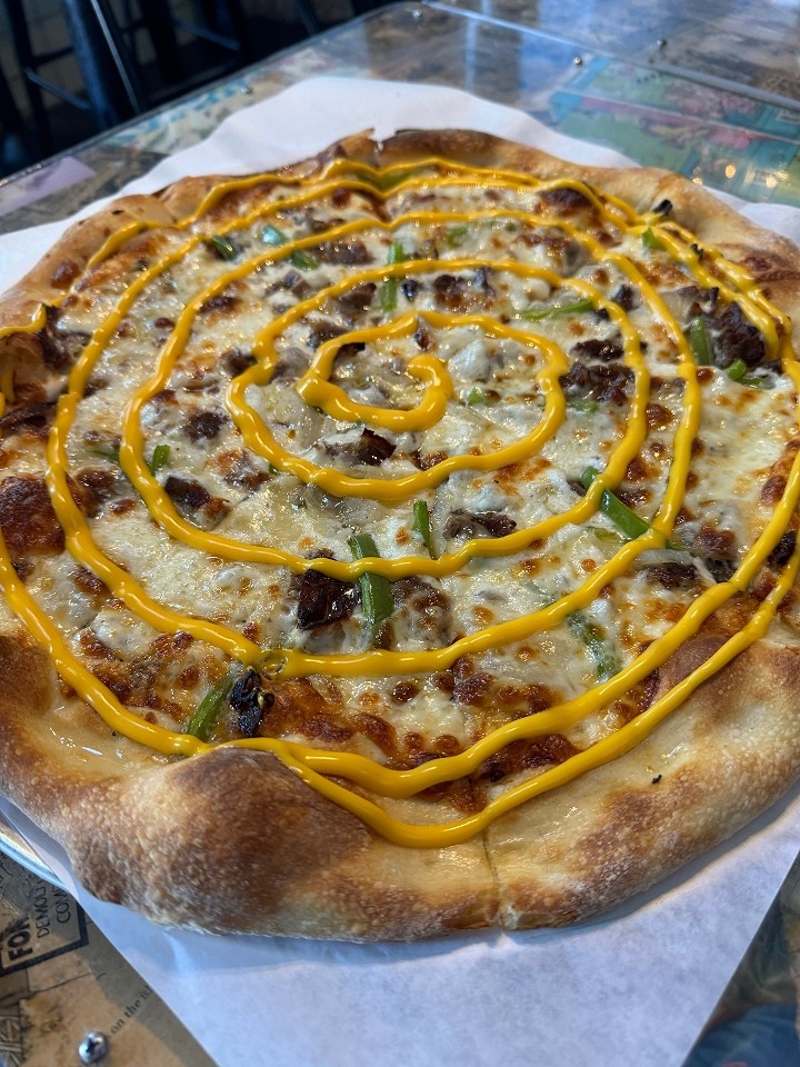 THE NIGHT MAN - Philly Cheesesteak Pizza (Limited Time Only)