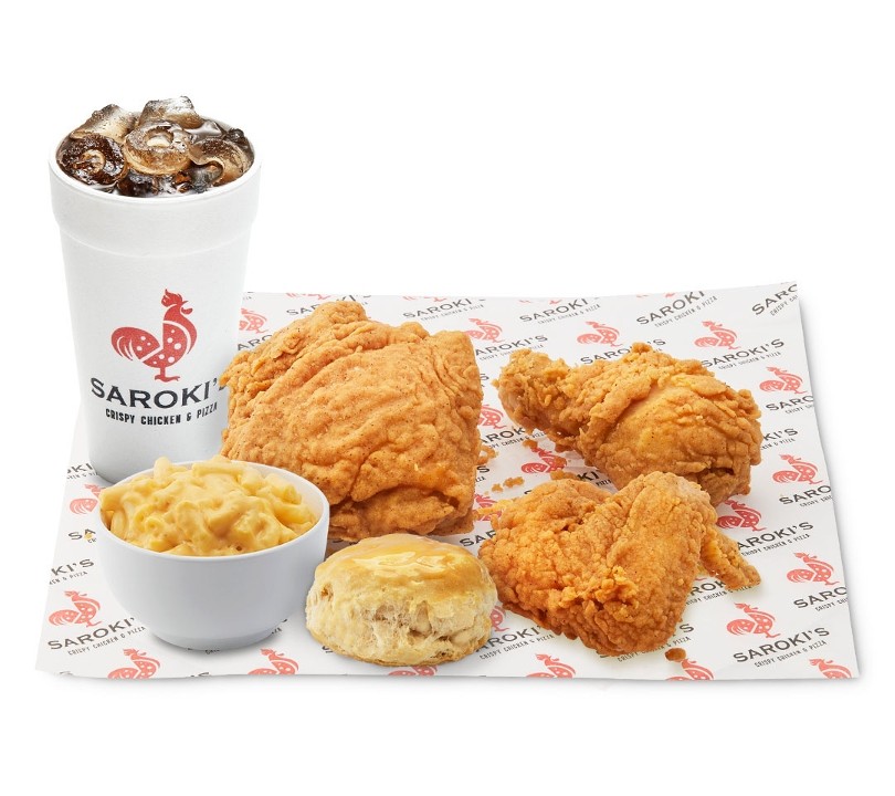 #2 - 3pc Fried Chicken Combo