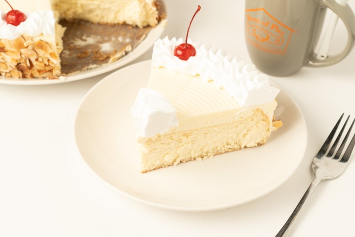 Almond Cheesecake Slice