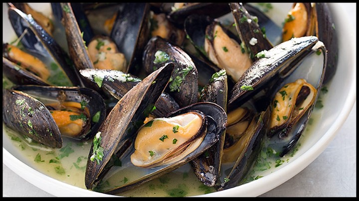 Steamed Mussels