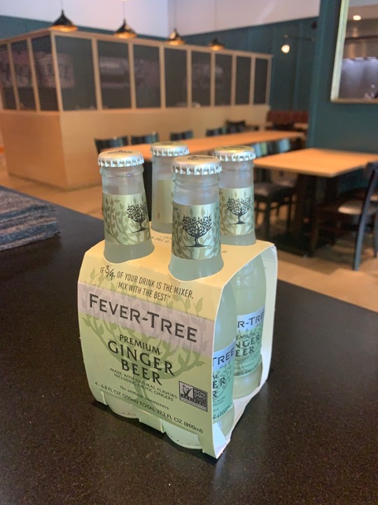 Fever Tree Ginger Beer , (4 pack)