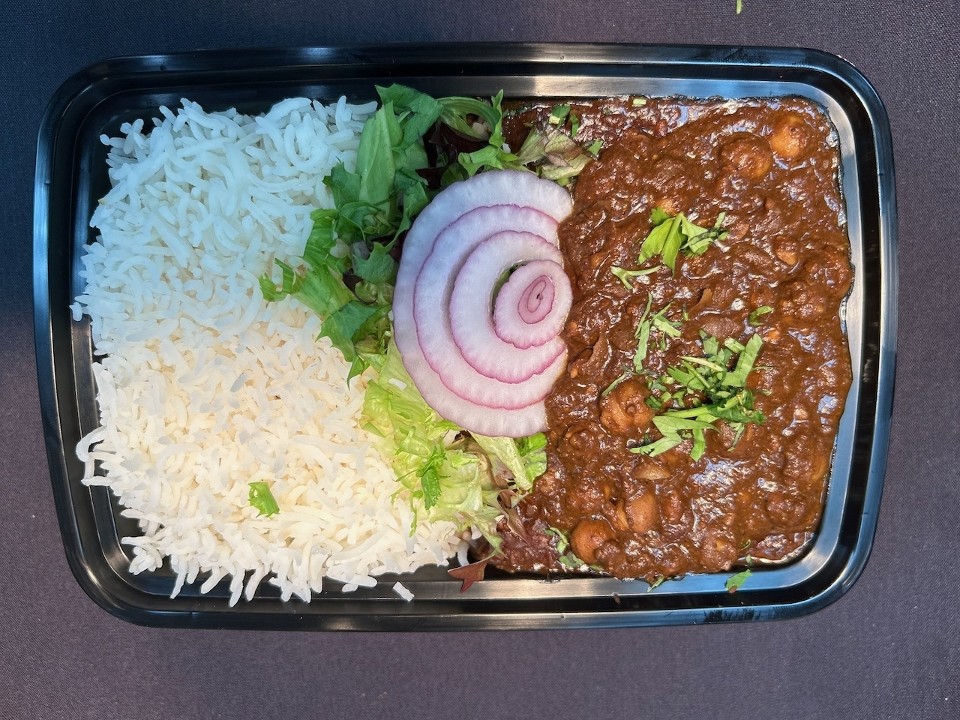 Lunch Box -  select one Veg item of your choice, comes with Basmati Rice