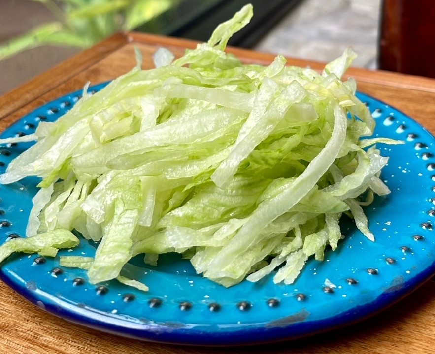 Add a Side of Fresh Slices of Lettuce