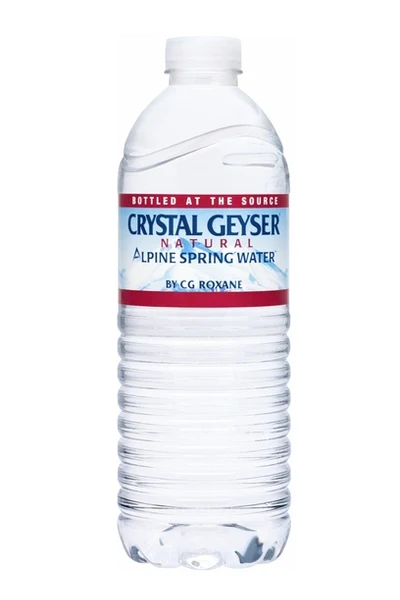 Crystal Geyser Water Bottle