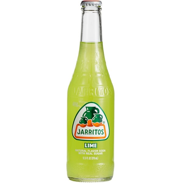 Jarritos Lime Soda Glass Bottle