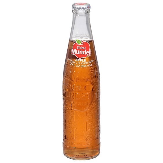 Sidral Soda Apple Glass Bottle