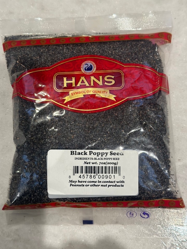 Hans Black Poppy Seed 7oz