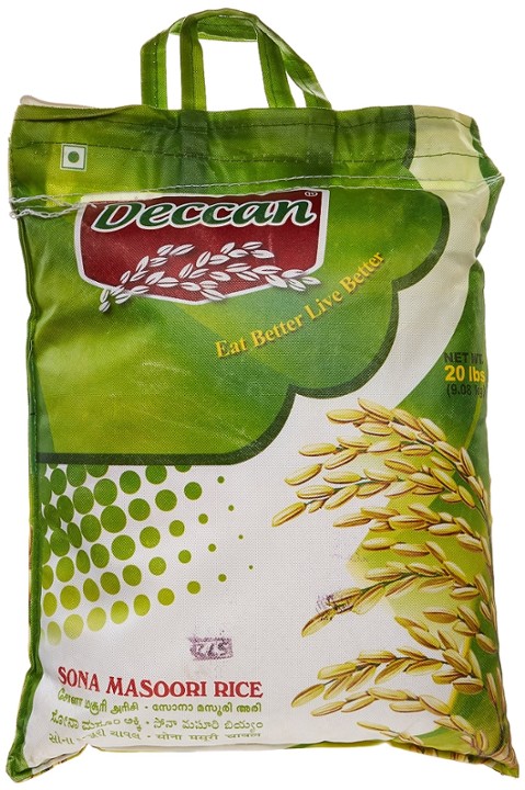 Deccan Sonamasuri Rice 20lb