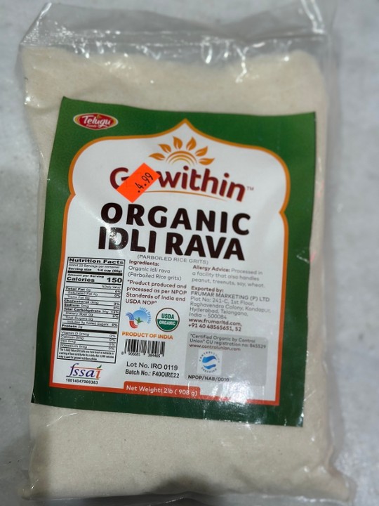 Go Within Organic Idli Rava 2lb