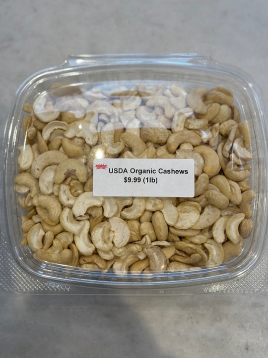 USDA Organic Split Cashews 1lb