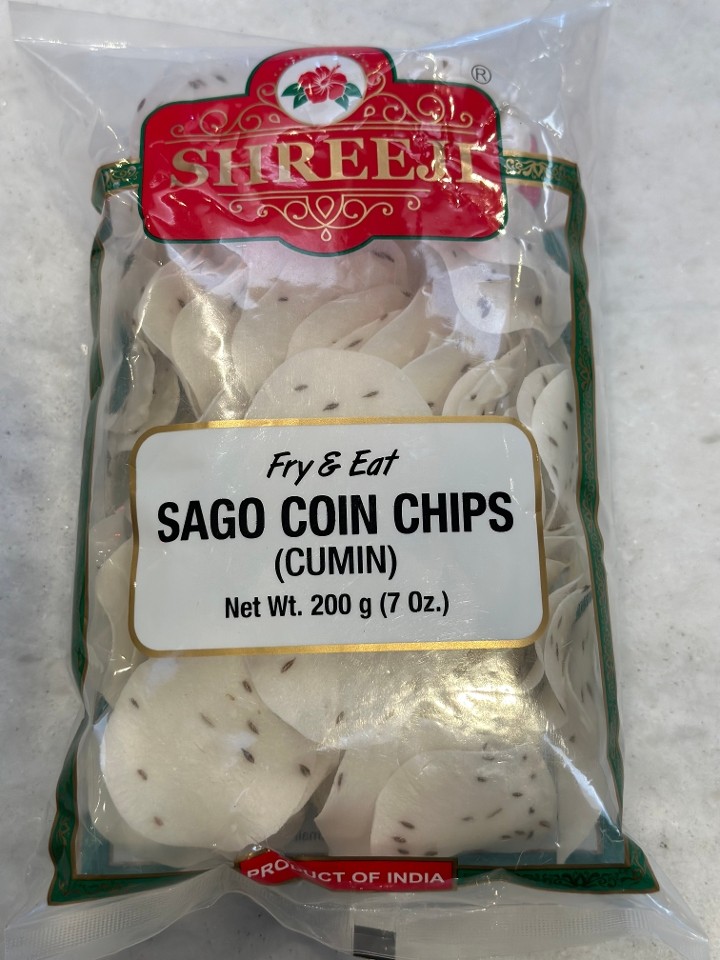 Shreeji Sago Coin Chips 7oz