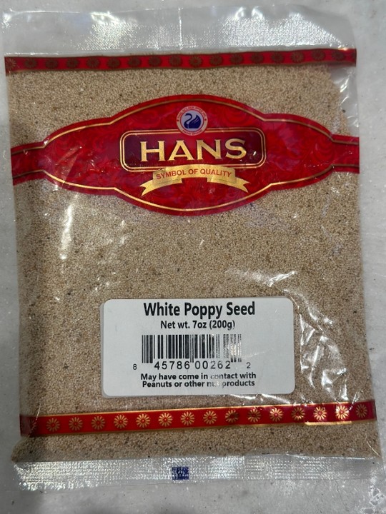 Hans White Poppy Seed 7oz