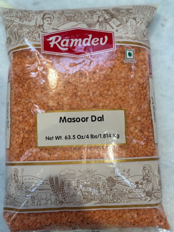 Ramdev Masoor Dal 4lb