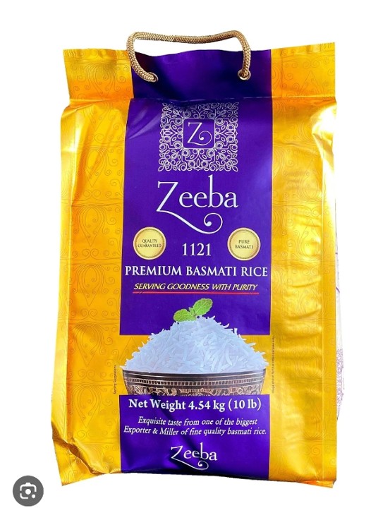 Zeeba Premium Basmati Rice 10lb