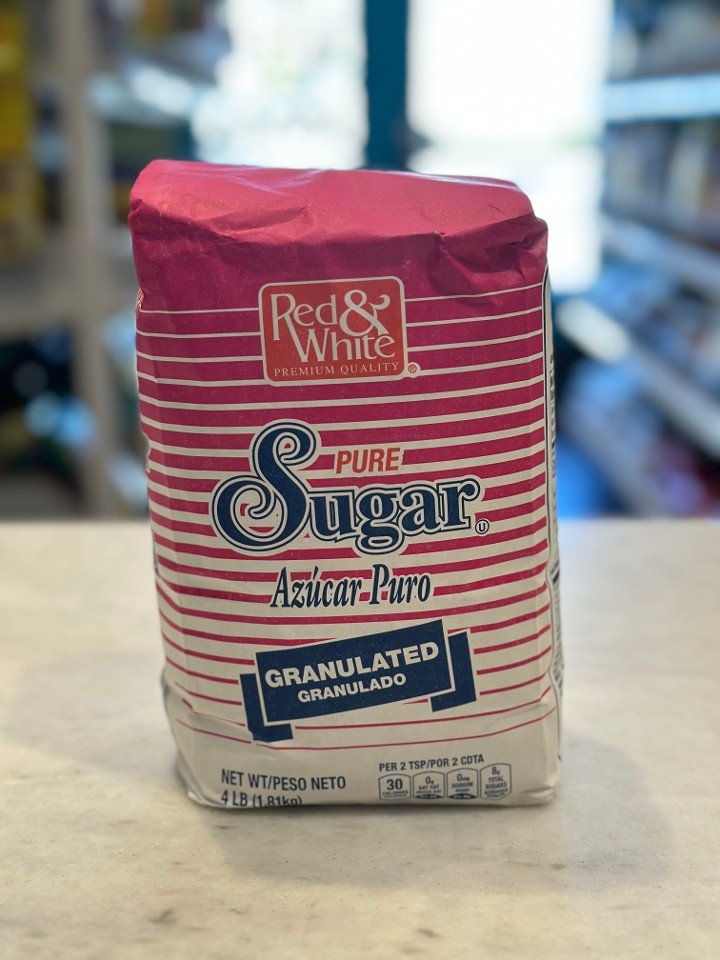 Red & White Granulated Sugar 4lbs