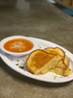 Adult Grilled Cheese & Tomato Bisque