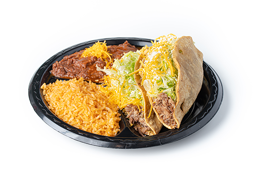#1 Two Taco Plate