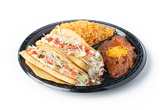 #6 Two Fish Tacos Plate