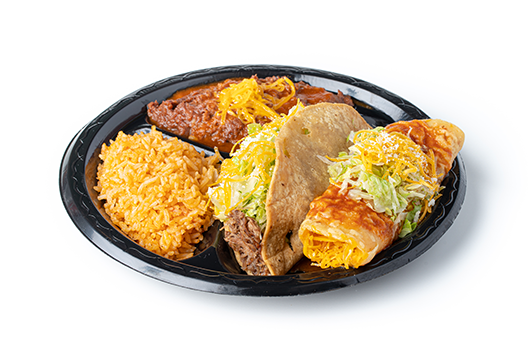 #4 Taco & Enchilada Plate
