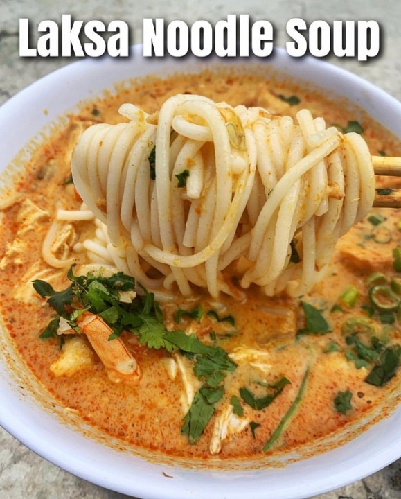 Laksa noodle soup