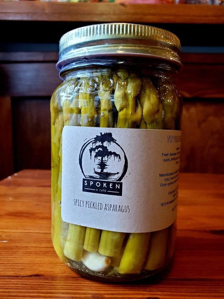 Spicy Pickled Asparagus JAR