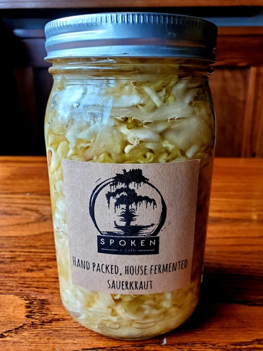 Hand Packed Fermented Sauerkraut (32oz)
