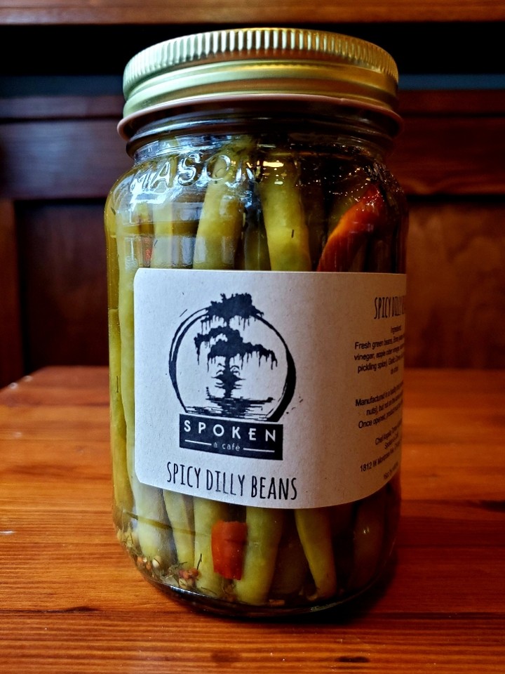 Spicy Dilly Beans (Spicy Pickled Green Beans) JAR