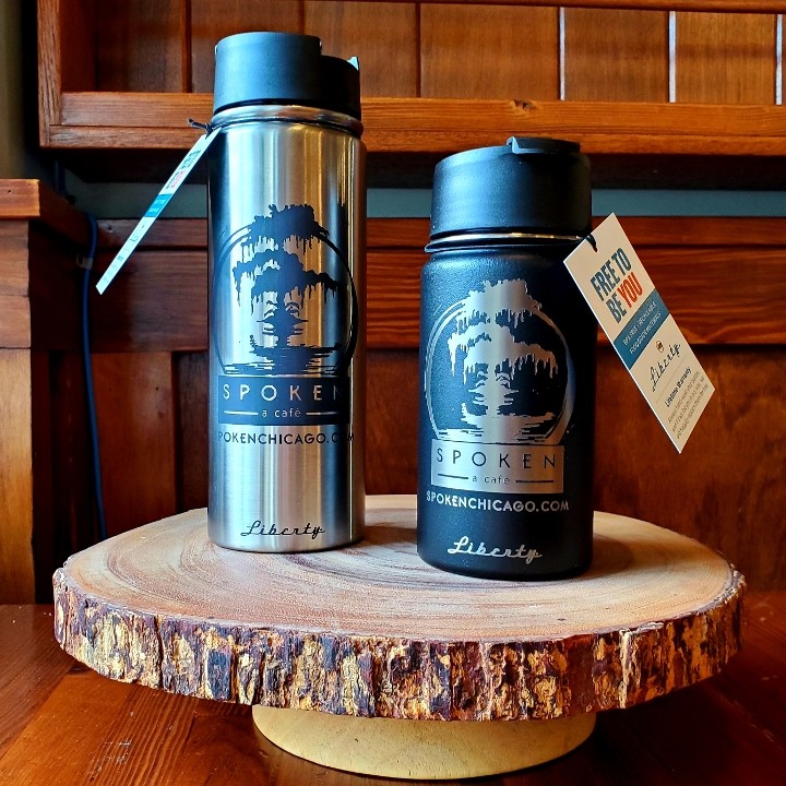 Spoken Café Custom Insulated Travel Mug