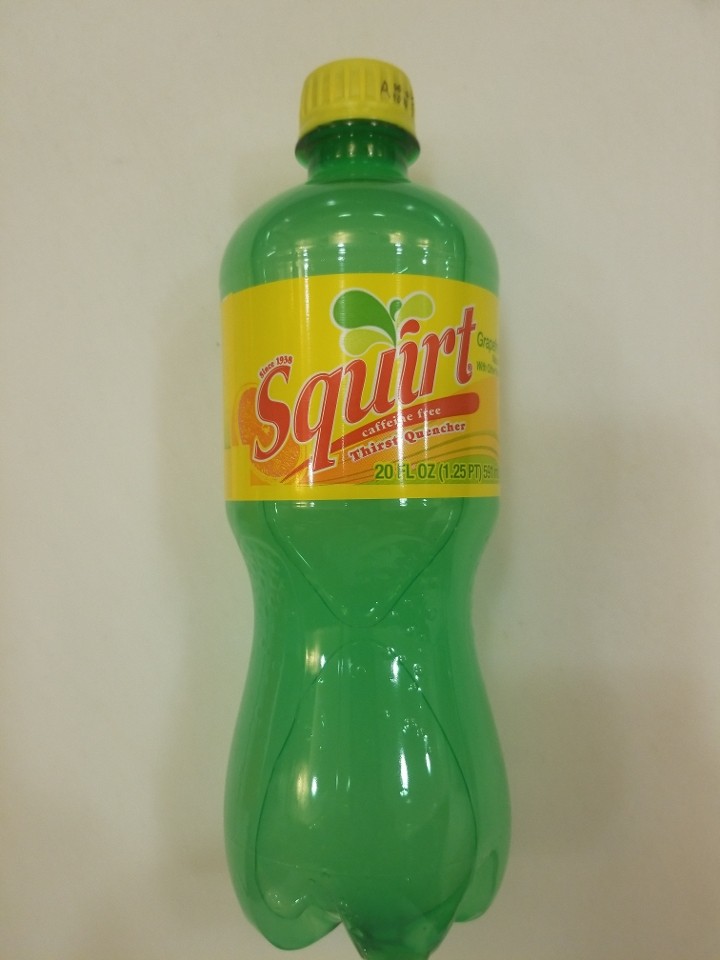 Squirt bottle soda