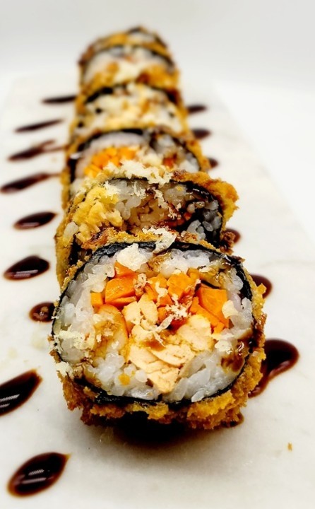 Spider Roll (seaweed outside)