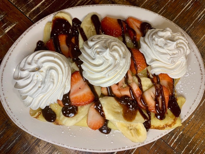 Banana & Strawberry Nutella Crepe