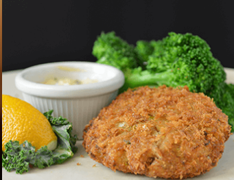 Lunch Homemade Blue Crab Cake