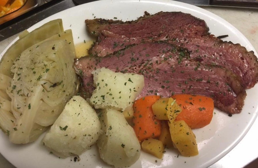 Corned Beef and Cabbage dinner