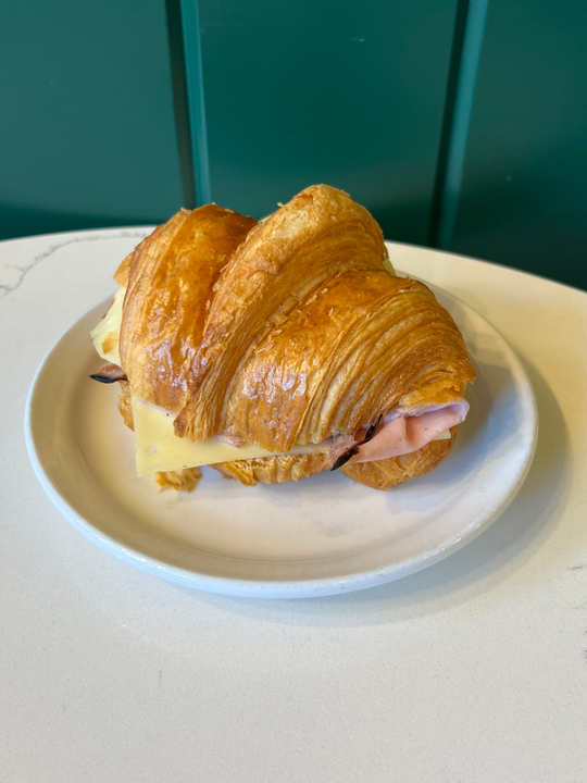 Ham and Cheese Croissant with Dijon